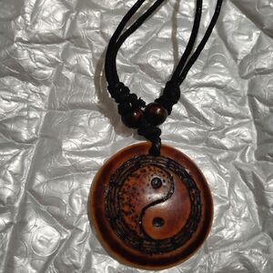 Artisan Yin Yang Pendant Necklace